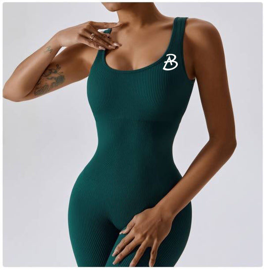 Green One Piece Long