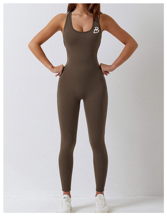 Brown One Piece Long